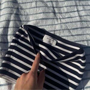 Aritzia BABATON sculpt knit crop top bandeau